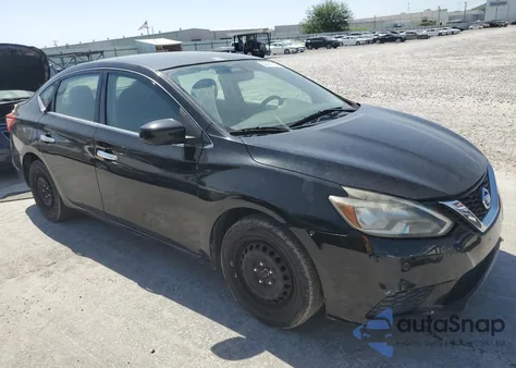 2016 Nissan Sentra S z USA, uszkodzony, nr VIN 3N1AB7AP6GY238019